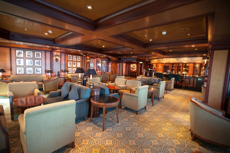 Adagio, next to Sabatini's on deck 16, is a bar and lounge with an upscale elegant vibe and a pianist in the evenings.