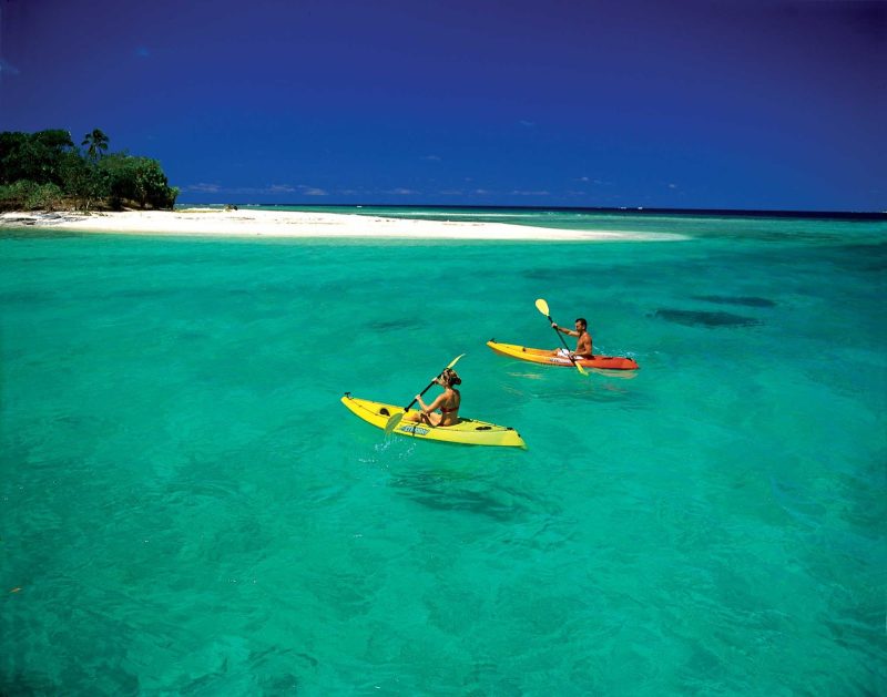 Kayak the tranquil bays of Tonga on your next cruise to the South Pacific.