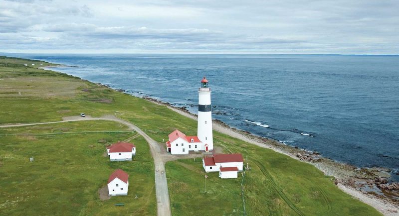 Completed in 1857, Point Amour Lighthouse keeps watch over Point Amour in southern Labrador, Canada.