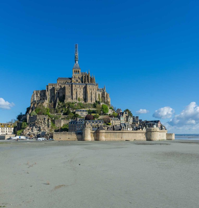 Wander the alleys of Mont Saint Michel, a landmark that dates to the 8th century.