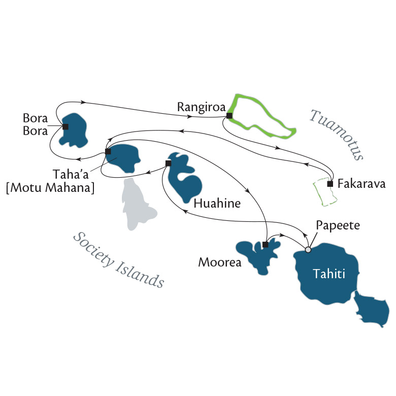 11-day Tahiti & Society Islands cruise.