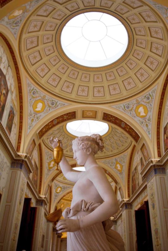 A gallery in the Hermitage Museum, St. Petersburg, Russia.