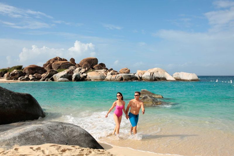 Visit the Baths in the British Virgin Islands for a memorable getaway. 
