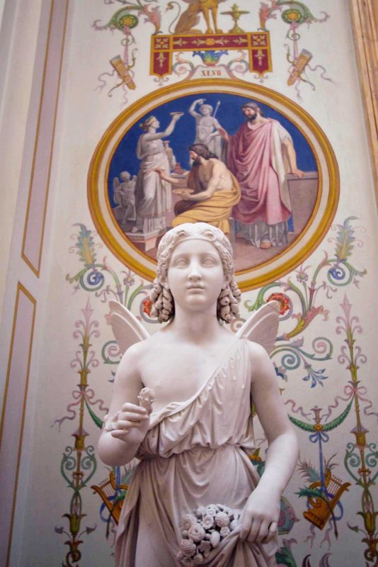 A statue in the Hermitage Museum in St. Petersburg, Russia.