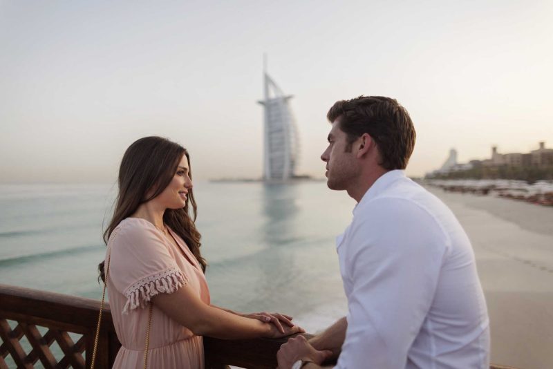Enjoy warm evenings with your significant other in a memorable spot along Dubai's coastline.