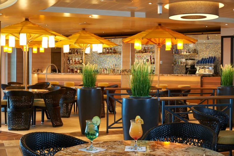Coffee drinks by day, music and dancing by night — Ocean Plaza on Carnival Panorama can be your go-to spot for socializing.