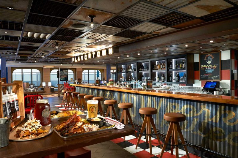 Like beer and BBQ? Head to Pig and Anchor Smokehouse on Carnival Panorama.
