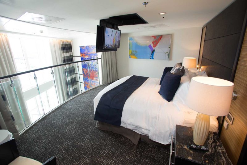 Owner's Loft Suite, the luxurious two-level suite aboard Anthem of the Seas.