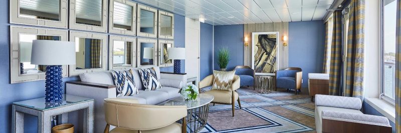 The Lyric Lounge on American Melody from American Cruise Lines. 
