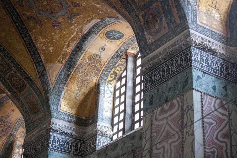 Hagia Sophia was dedicated as a Greek Orthodox church by the emperor Justinian in 537 A.D.