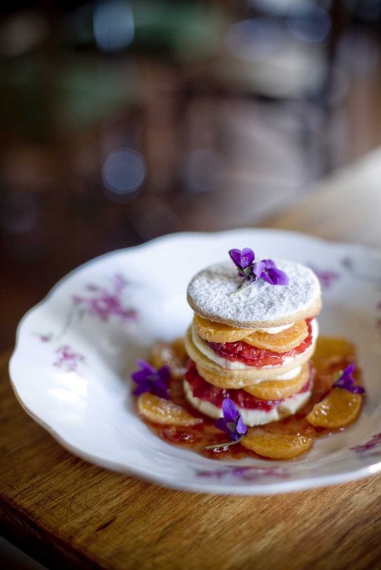 Dessert by Perfect Drop in Daylesford and the Macedon Ranges, northwest of Melbourne, Australia. 