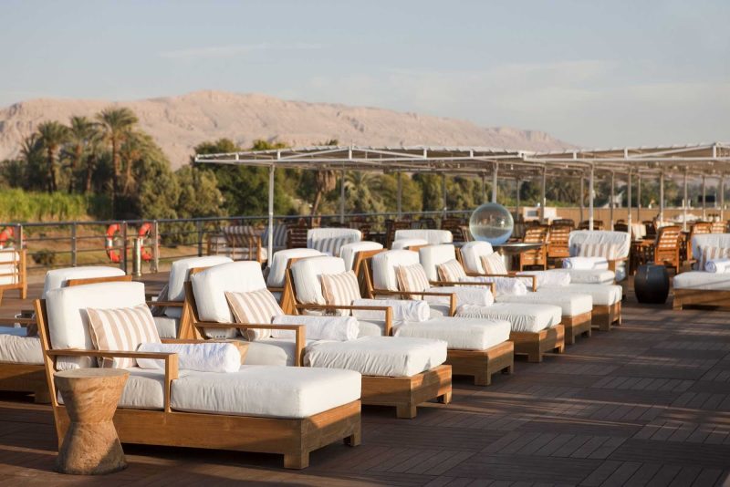Guests will enjoy the awe-inspiring views of Egypt's Nile as Uniworld's River Tosca makes her voyage.