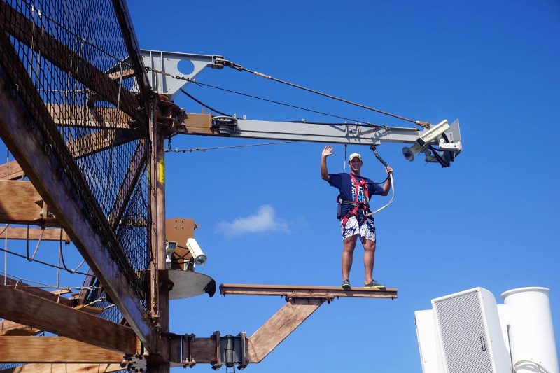 Walk the Plank above the waves on Norwegian Getaway, if you dare.