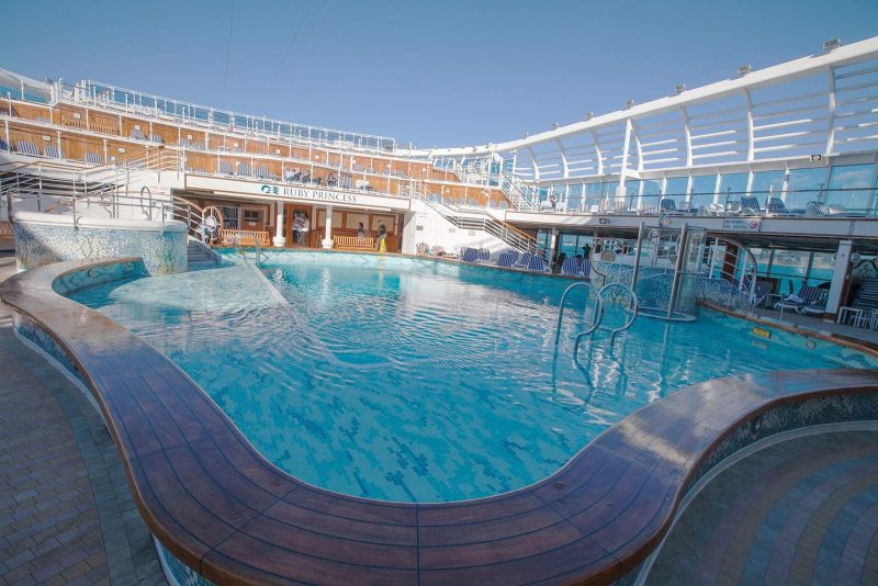 Cool off in one of Ruby Princess's four pools.