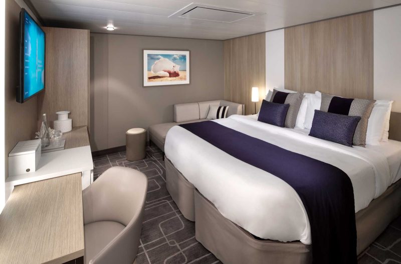 A comfortable, affordable Inside Stateroom on Celebrity Edge.