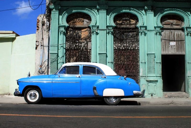 Vintage cars dot the streets of Havana.