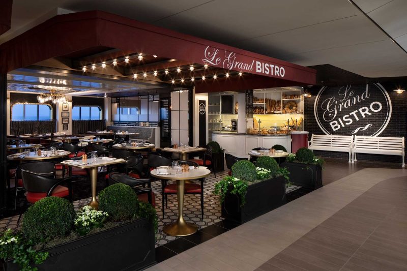 Le Grand Bistro serves upscale French fare on Celebrity Edge.