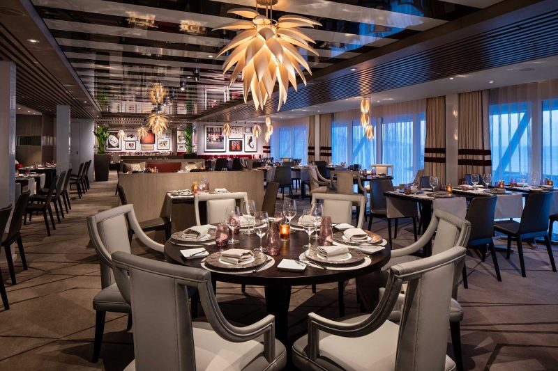 Available exclusively to suite passengers on Celebrity Edge, Luminae offers breakfast, lunch and dinner fare in an elegant, understated setting.