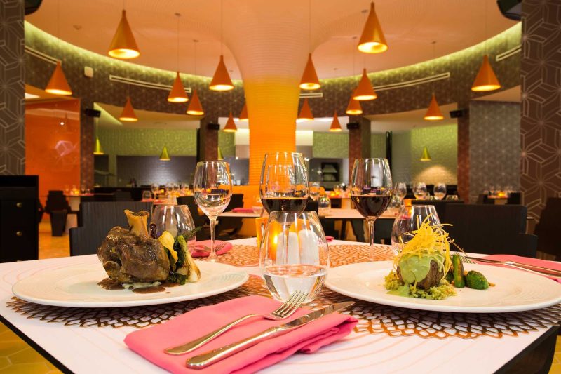 Some of the dinner specialties on tap at the Mexican restaurant Amores at Temptation Cancun Resort.