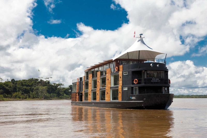 Avalon Aria cruises the Amazon River.