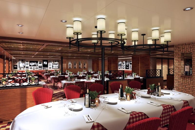 Head to Cucina Del Capitano for a taste of Italian on Carnival Horizon.