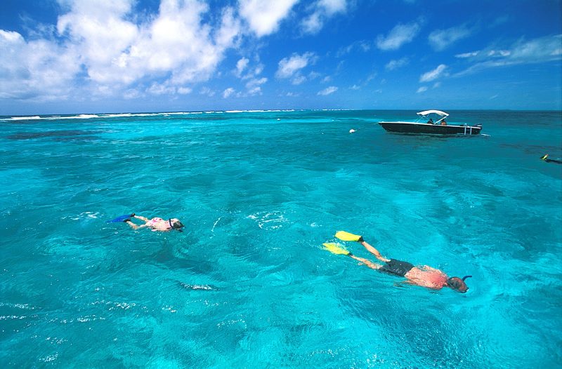 Belize offers some of the clearest waters in the world for snorkelers.