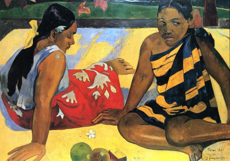 "Tahitian Women on the Beach" (1891), by Paul Gauguin, can be seen at the Musée d'Orsay in Paris.