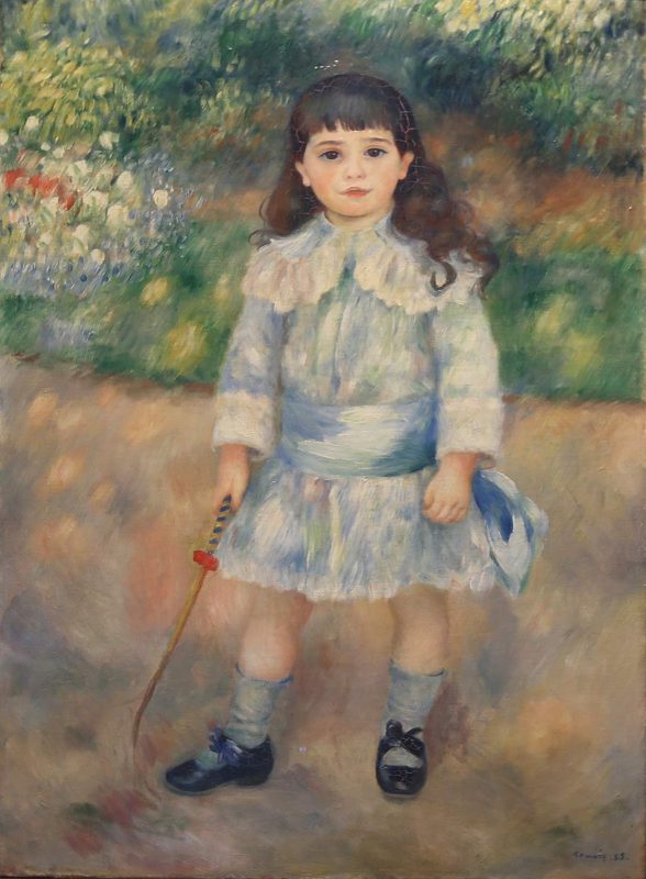 Auguste Renoir, “Child With a Whip,” 1885, oil on canvas.