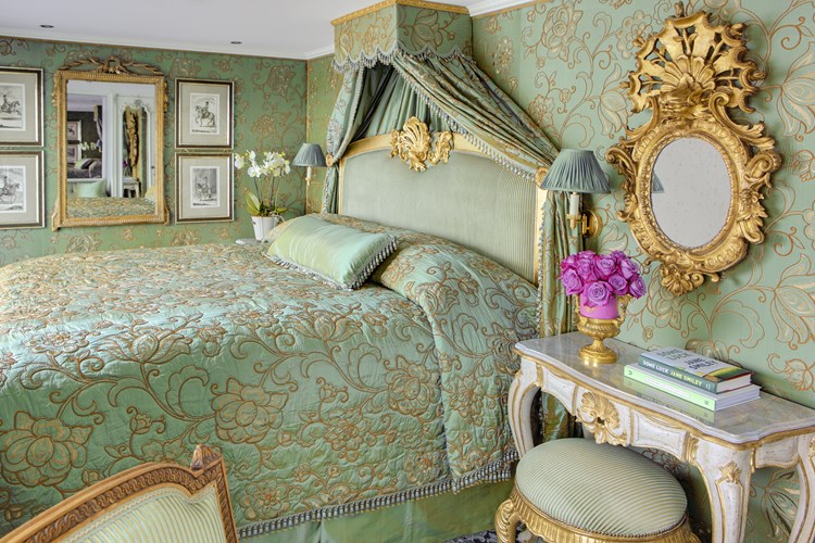 A suite aboard SS Maria Theresa, named for a former Austrian royal