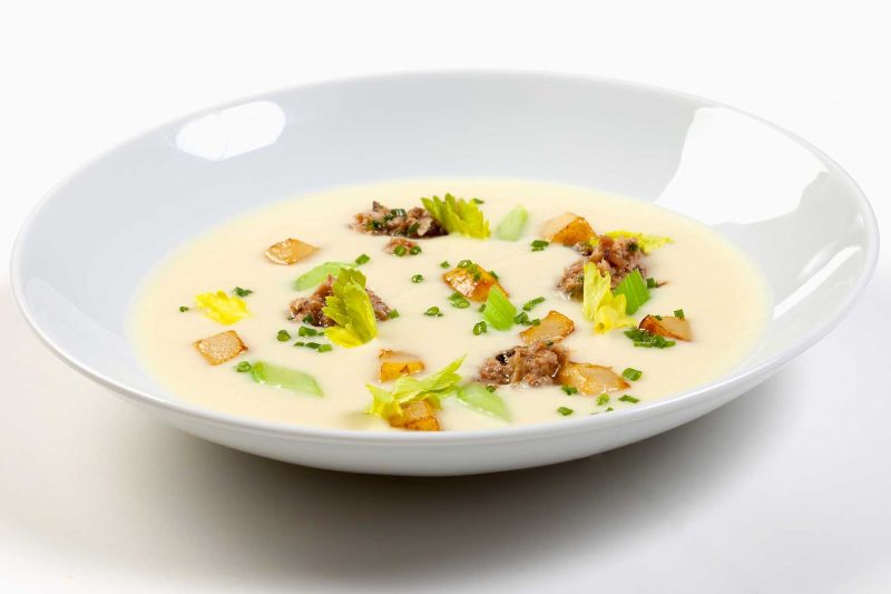 A dish prepared in Celebrity Cruises's Main Restaurant.