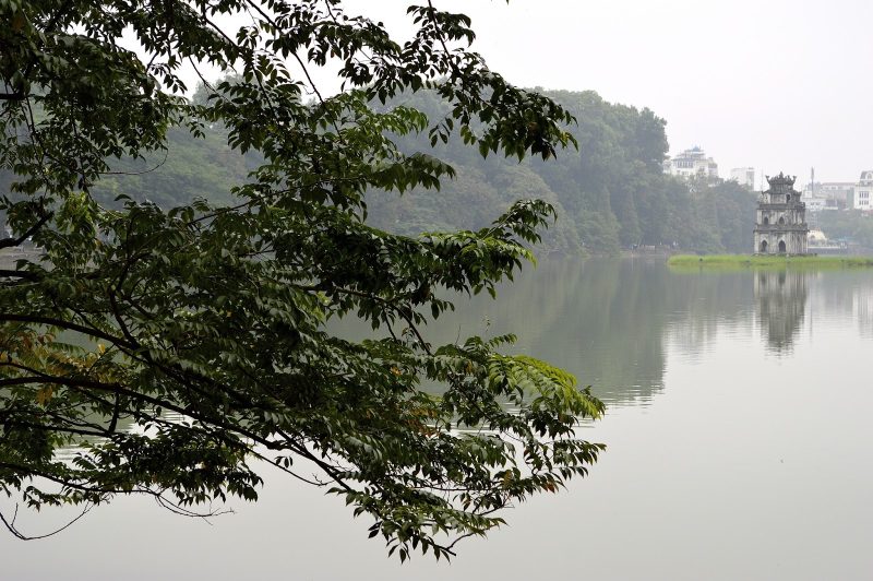  Scenic Trúc Bạch Lake in Hanoi. (Claim to fame: It's where John McCain was shot down during the Vietnam War.)