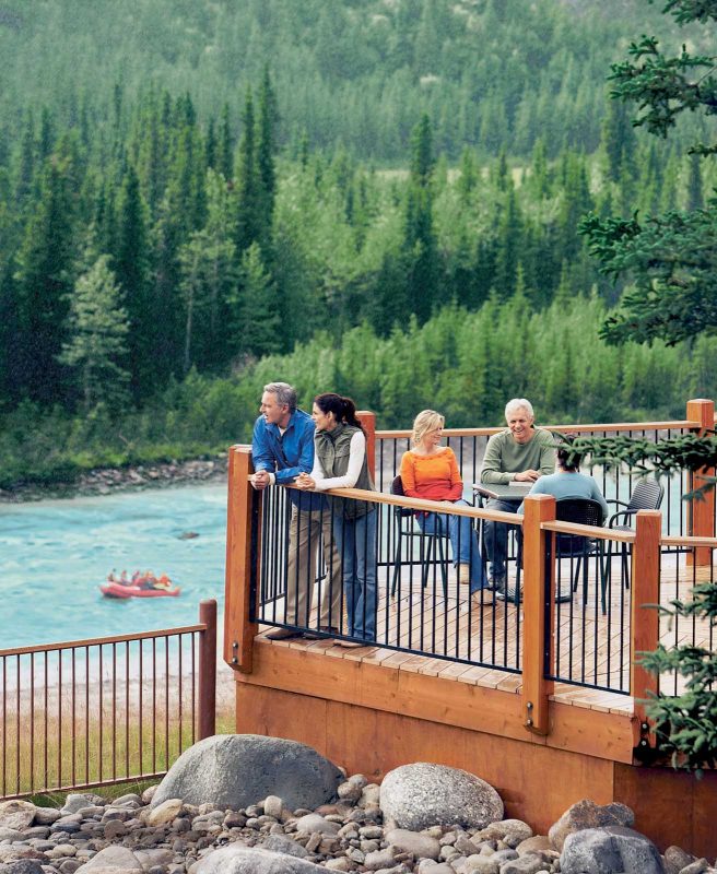 Denali Princess Wilderness Lodge sits in the middle of Denali Nature Park and Preserve in Alaska. Surrounded by forests and wildlife, it offers Princess Cruises guests a comfortable place to stay with phenomenal views of the surroundings. Book it as part of a pre- or post-cruise with Princess.