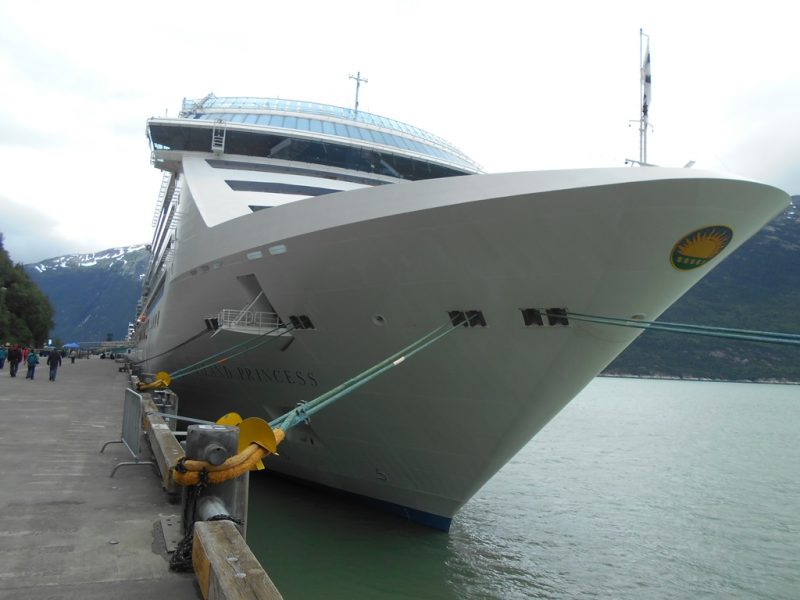 Island Princess docked in Skagway, Alaska