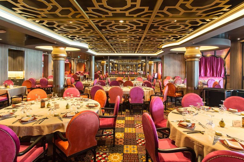 Enjoy a vibrant tapestry of pan-Asian flavors at Silk restaurant aboard Anthem of the Seas.