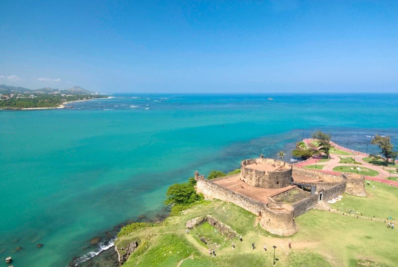 El Morro de San Felipe in the Dominican Republic.