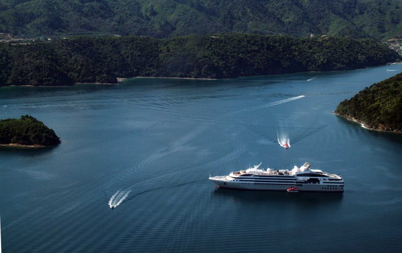 Enjoy the beauty of New Zealand on a Ponant luxury cruise.