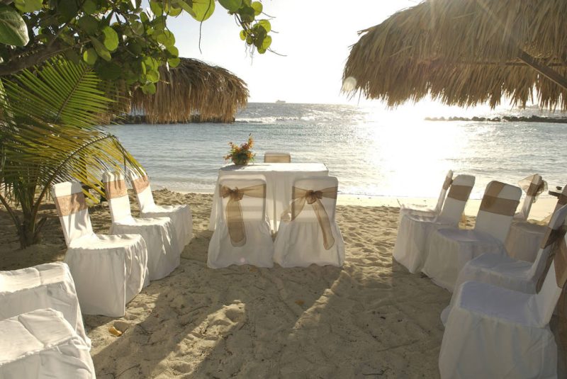 Planning a Caribbean wedding? The Avila Hotel in Curacao offers an idyllic beachside setting.