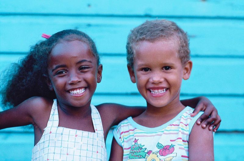Children in the Dominican Republic.
