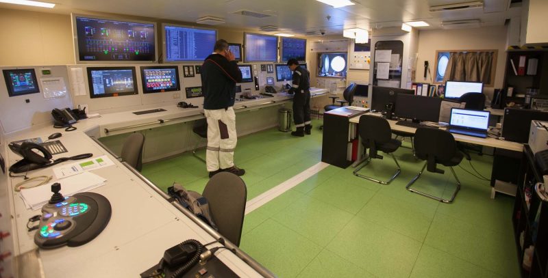 Inside the Engine Room on Viking Star.