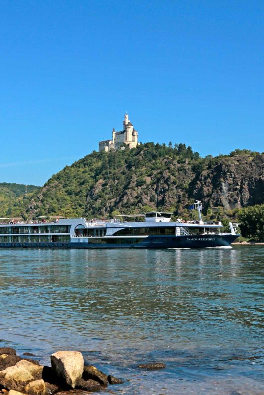 See Marksburg Castle on the Rhine on a river cruise aboard Avalon Artistry II.