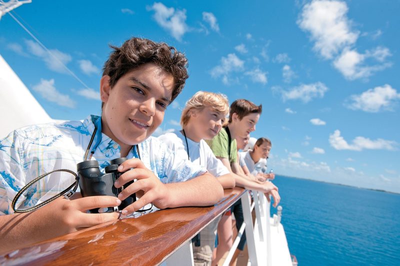 The Paul Gauguin introduces young travelers to French Polynesia's natural wonders through a program created by explorer Jean-Michel Cousteau and his Ocean Futures Society.