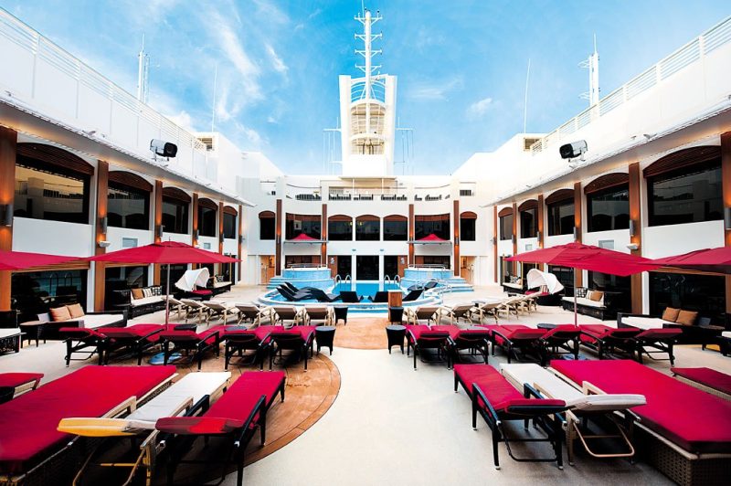 The Haven, a private retreat on Norwegian Epic.