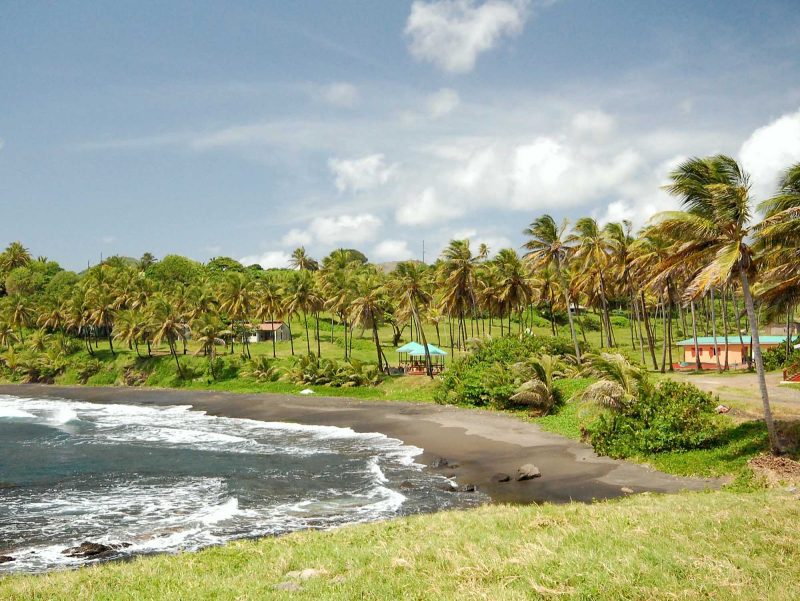 View of Rawracou on St. Vincent and the Grenadines.