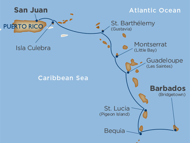 The Caribbean Hideaways voyage on Star Legend.