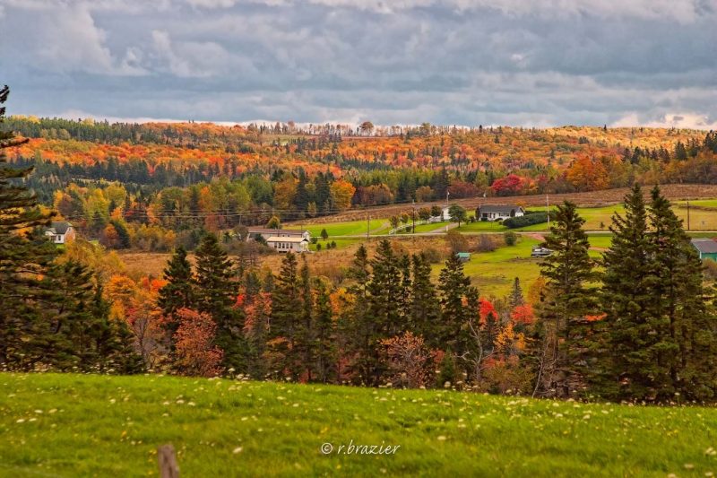 Prince Edward Island in fall, accessible chiefly by luxury or expedition cruise ships.