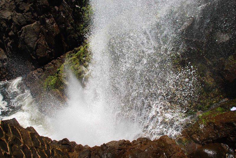 La Bufadora (blowhole) on the coastline near Ensenada, Mexico.