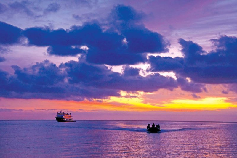 Take in incredible views of the sunrise while sailing the Sea of Cortez in Baja on a Lindblad-National Geographic expedition.