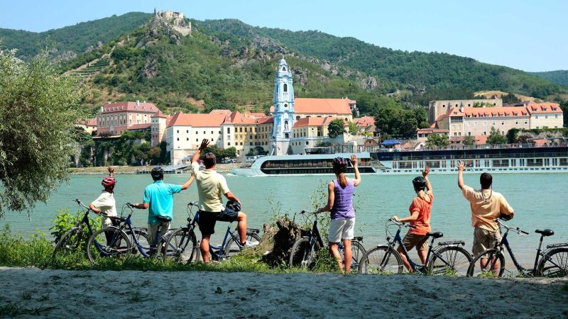 See Durstein, Austria, by bicycle during your river cruise on AmaWaterways.