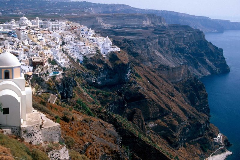 The stunning landscape and architecture of Santorini makes it a popular destination on Star Clipper cruises.