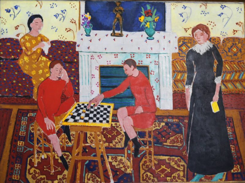 Henri Matisse, “Family Portrait,” 1911, oil on canvas, at the Hermitage at St. Petersburg, Russia.